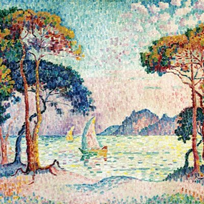 Sharing works of Post-Impressionism, a turn of the 19th century art movement characterized by the likes of Van Gogh, Cézanne, Seurat, and more.