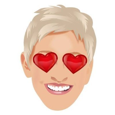 EllenDeGeneres twitter avatar