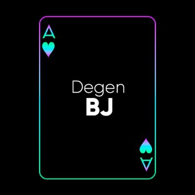 DegenBJ's profile picture. Degen BJ is an innovative Solana blackjack project, to bring online Solana gamblers closer to real-life experience. #Solana #SolanaNFTs