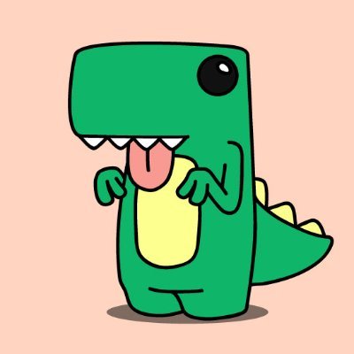 I think Dinosaur is a scary thing.
But if something is scary it's cute And it could be anything but dinosaurs?
#NFT #NFTArtist #Dino #Cute #Dinosaur #Dino