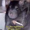 doraimisuto's profile picture. 26yo rat named Dorai || I draw OP, OC and a lot of other fandoms || 🔞 if you’re a fetus imma yeetus|| ENG/SPN || Dyslexic, gay and in love with WolfRain 😔♥️