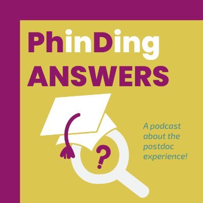 A podcast to answer your questions about the postdoc experience, with guests who have already done it!
Created by @olaya_gayol & Peter Myers. Opinions our own