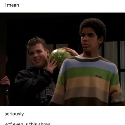 somehow this account turned into me retweeting degrassi😂. he/him 😇