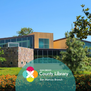 San Diego County Library - San Marcos Branch. Free books, movies, music, and programs for all ages. https://t.co/w3sE6GbgyC