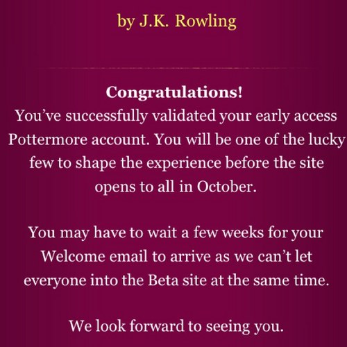 PottermoreDaily's profile picture. The Daily Prophet has arrived to Twitter and we are excited as Pottermore will be released soon! Stay tuned for news!