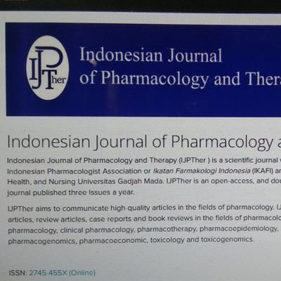 Indonesian Journal of Pharmacology and Therapy