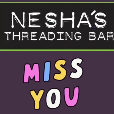 Nesha threading bar open 10 years the first eyebrow threading bar in the heart of limerick city 58 Catherine street all in house TRAINED by Nesha perfect BROWS