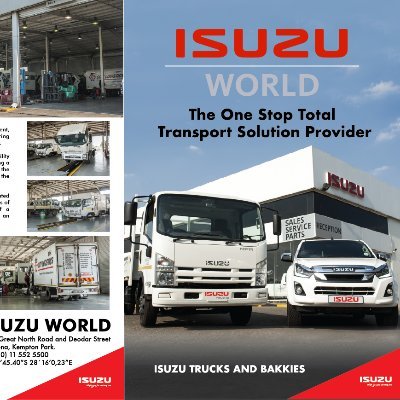 For all your Isuzu requirements contact us 0115525500