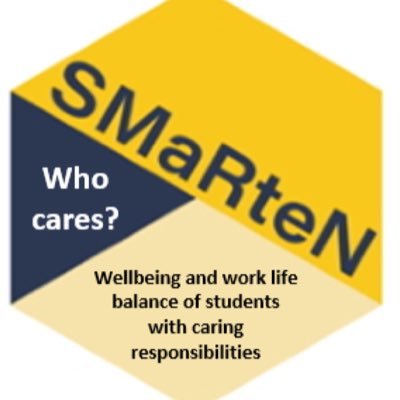 @networksmarten funded project exploring well-being and work life balance of students with caring responsibilities. @DrRESpacey PI, @rebeccasmalec @zile_amy