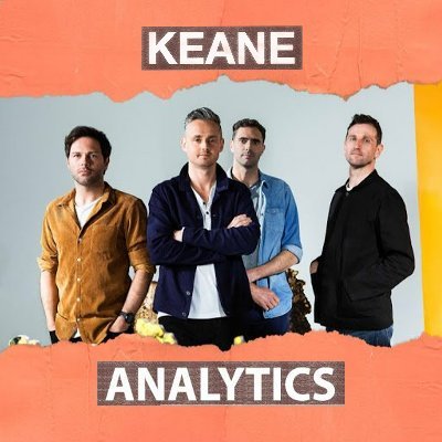 Keane stats, facts, polls & @keaneofficial news! Home of the #KeanePoll League & Cup.
Tweets about @tomchaplin & @MtDesolation too!
Created by @PaulHolden91