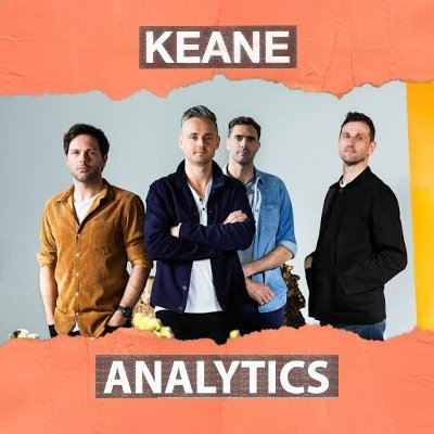 Keane stats, facts, polls & @keaneofficial news! Home of the #KeanePoll League & Cup. 

Tweets about @tomchaplin & @MtDesolation too!

Created by @PaulHolden91