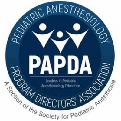 The official Twitter Account for the Pediatric Anesthesia Program Directors Association (PAPDA).