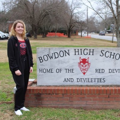 Freshman Emma Staudigl is the sole representative of Bowdon’s swim team. She is hoping to build the program and blaze a trail of excellence for BHS