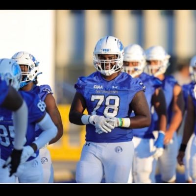 olineman at Fayetteville state university L.L.K🕊 juco product