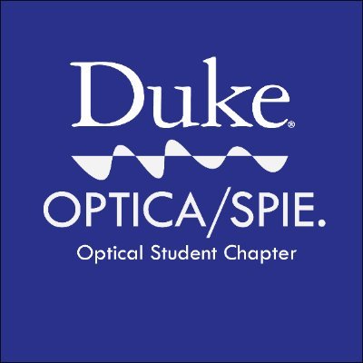 Welcome to the Duke Optical Student Club! Join us for interesting talks, outreach and mentoring activities, and great networking opportunities! #DukeOptica