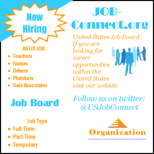 I manage an United States Job Board. If you are looking for career opportunities within the US, follow me to get daily updates.