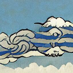 Everything is blue. Surrealism. Japan. #NFT by @Cryptoe78 Public Sale: Feb 1