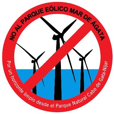 Plataforma contra la construcción de un parque eólico marino frente a la costa del Parque Natural Cabo de Gata-Níjar en Almería.🐦🐬 🌵