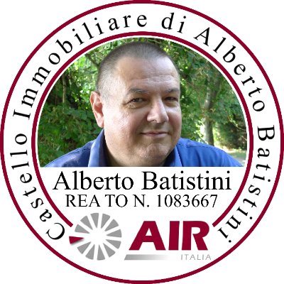 CASTELLO IMMOBILIARE DI ALBERTO BATISTINI
Via Italia, 35 - 10035 Mazzè (TO)
Cell. 348-0902491
Email: alberto.batistini@alice.it
N. REA CCIAA TO 1083667