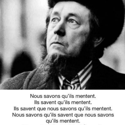 Je tiens à vous avertir que si vous voyez des sourires sur nos lèvres ce sont des sourires de mépris pour ce régime abject que nous finirons bien par renverser