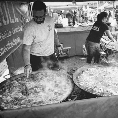 Paella 🥘 Street Food Style insta: streetfoodspain_nobull