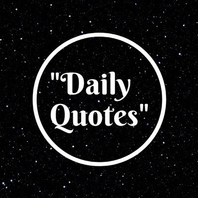 👋 Welcome to the official twitter page for Daily Quotes - Aphorisms, Quotes, Wise Words ❤ also please check out our YouTube channel below
🙏⬇️⬇️⬇️⬇️⬇️⬇️⬇️⬇️⬇️