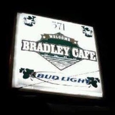 Friday night doorman at Bradley Cafe.
Go Friars baby