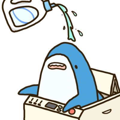 IKEAのサメとイラスト🦈LINEスタンプ 「サメちゃんのスタンプ①〜⑤」、グッズも好評販売中！🦈無言フォロー失礼します🙇‍♀️フォロー大歓迎です！Thanks for following!