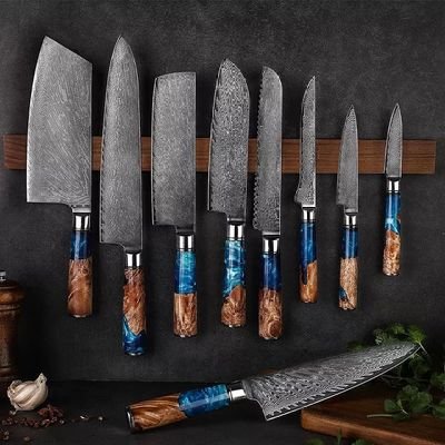 Hello, I make a custom knives with high quality Damascus steel. I make different kinds of knives like folding knife, Axes, Swords, Hunting etc.