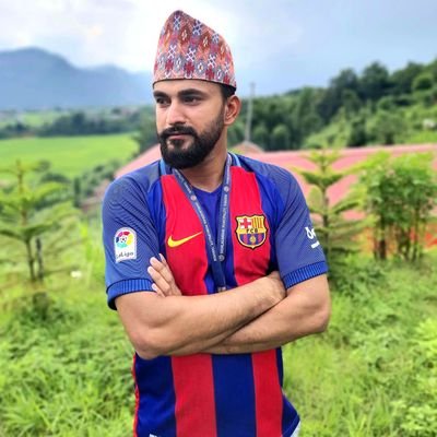 BARCA FAN .here to tweet about barca and messi .
#viscaelbarca
#messithegoat
#nepal
