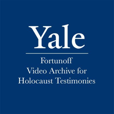 Archive @YaleLibrary (@Yale) that has recorded testimonies of survivors and witnesses of the Holocaust for more than four decades.