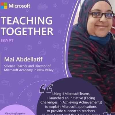 E2 2018 Singapore 
Science Teacher 
 Samir Mohamed ismaeal prep school 
MieExpert2015'2016'2017'2018
Merge Ambassador 
CoSpaces Ambassador
wakelet Ambassador