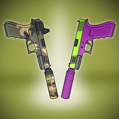 Crazy_H_NFT's profile picture. Crazy handguns are randomly generated NFTs. There are 7777 different NFTs. #NFTCommunity discord server - https://t.co/DrirofEPCc
