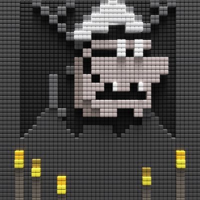 Voxel Monke #029, SMB #1599, DDMC #7881
... thy Holy Hand Grenade of Antioch towards thy foe, who, being naughty in My sight, shall snuff it