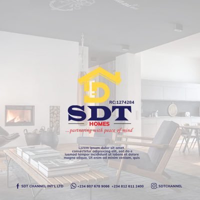 SDT HOMES 🏠! SDT LOGISTICS !! SDT SALES & SERVICES OF MACHINERY!!! SDT INTERIORS AND EXTERIORS!!!! LONGRICH ☎️ 08106120586/ 08126112400