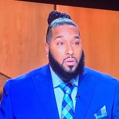 KenKautious's profile picture. That guy on tv with the blue suit and dope ass man bun!
