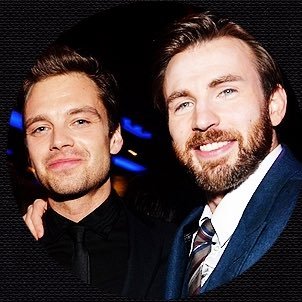 FAN ACC: Chris Evans and Sebastian Stan gifs/ pics/ videos.