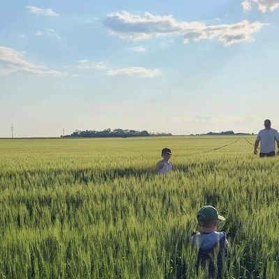 Full time agriculture producer, married my university sweetheart Jennifer and together we have 3 sons.