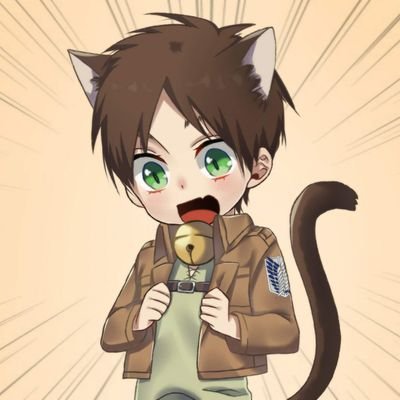 Anime/ Meowing all day/ AOT Eren Yeager Paw Slasher 😺