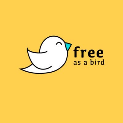 Free as a bird twitting with freedom from planet earth