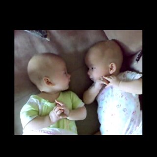 Twin babies of @RougeMeow and @TheEgoTimelord. Liea has cat fangs. Jeremy is a TimeLord.