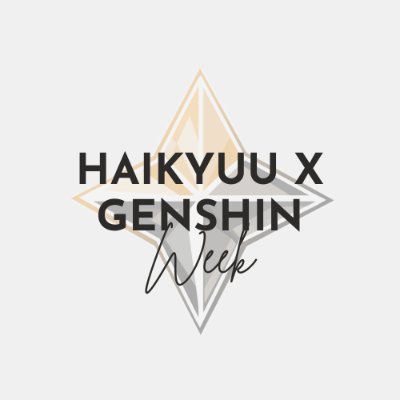 A fanweek dedicated to Haikyuu!! x Genshin Impact crossover works. May 30th - June 5th | Prompts are pinned!