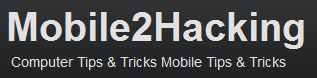 Mobile2Hacking

Computer Tips & Tricks Mobile Tips & Tricks