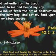 Psalm 40:1-3/Educator/Prayer warrior