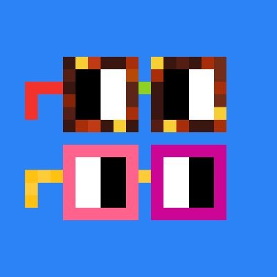 Stylish glasses for your PFP! 8888 pairs, 0.0069 ETH each! The first 420 are free. Mint is OPEN!
The Glasses Store is CC0 and inspired by Nouns: let’s !vibe 👓