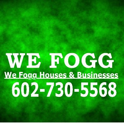 WE FOGG - Covid19 Disinfectant Fogging Solutions 
COVID-19 Cleaning & Disinfecting Services, AntiViral Sanitation, Disinfection Fogging. 602-730-5568