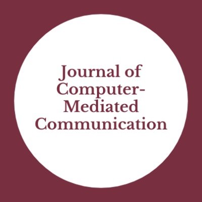 JCMC is an open-access, peer-reviewed journal that covers the interdisciplinary field of computer-mediated communication.

https://t.co/ktlWWVU1Ge