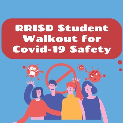 A group of RRISD students advocating for better COVID-19 safety precautions! roundrockisdstudentprotest@gmail.com