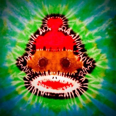 Vibrant and wild cotton confections that sizzle with color and texture, animations and photos with brilliant tie dye to sear your retinas with peace and love.
