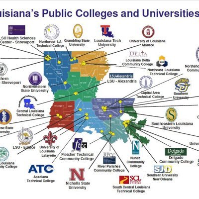 All Louisiana Colleges